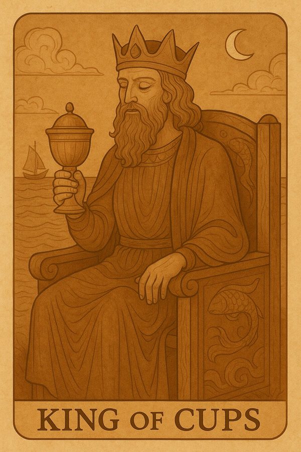 Король Кубков — карта Таро