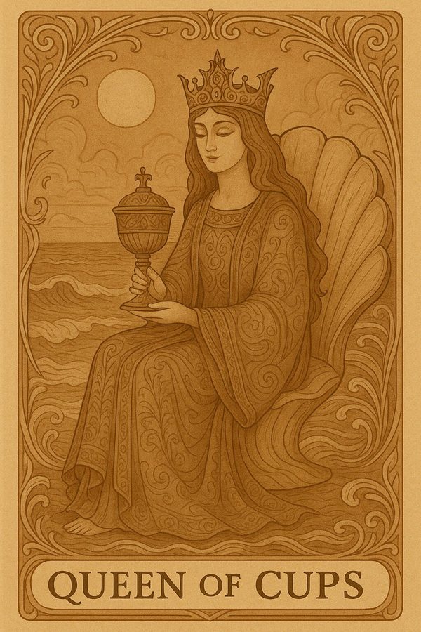 Королева Кубков — карта Таро