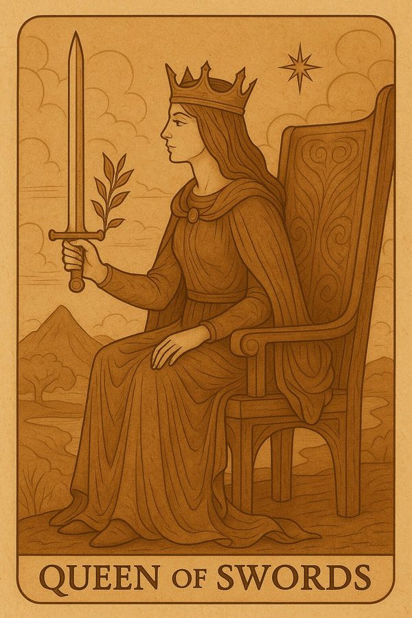 Королева Мечей — карта Таро